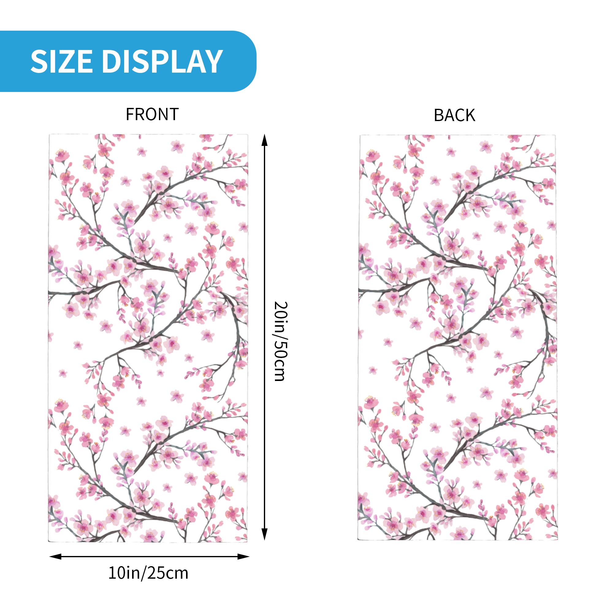 Japan Sakura Cherry Blossoms w - Neck Gaiter Face Cover review and price