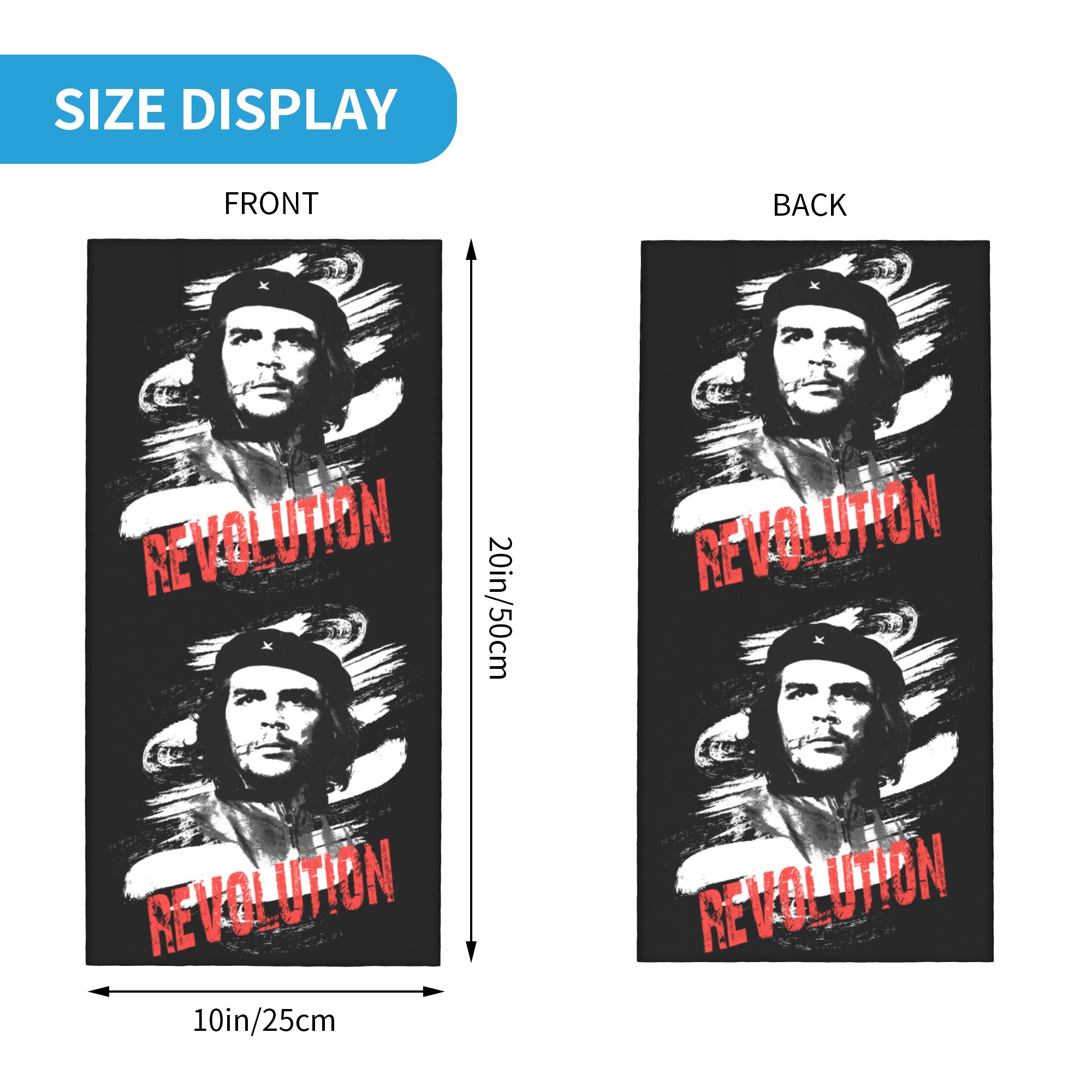 Custom Che Guevara Revolution  - Neck Gaiter Face Cover review and price