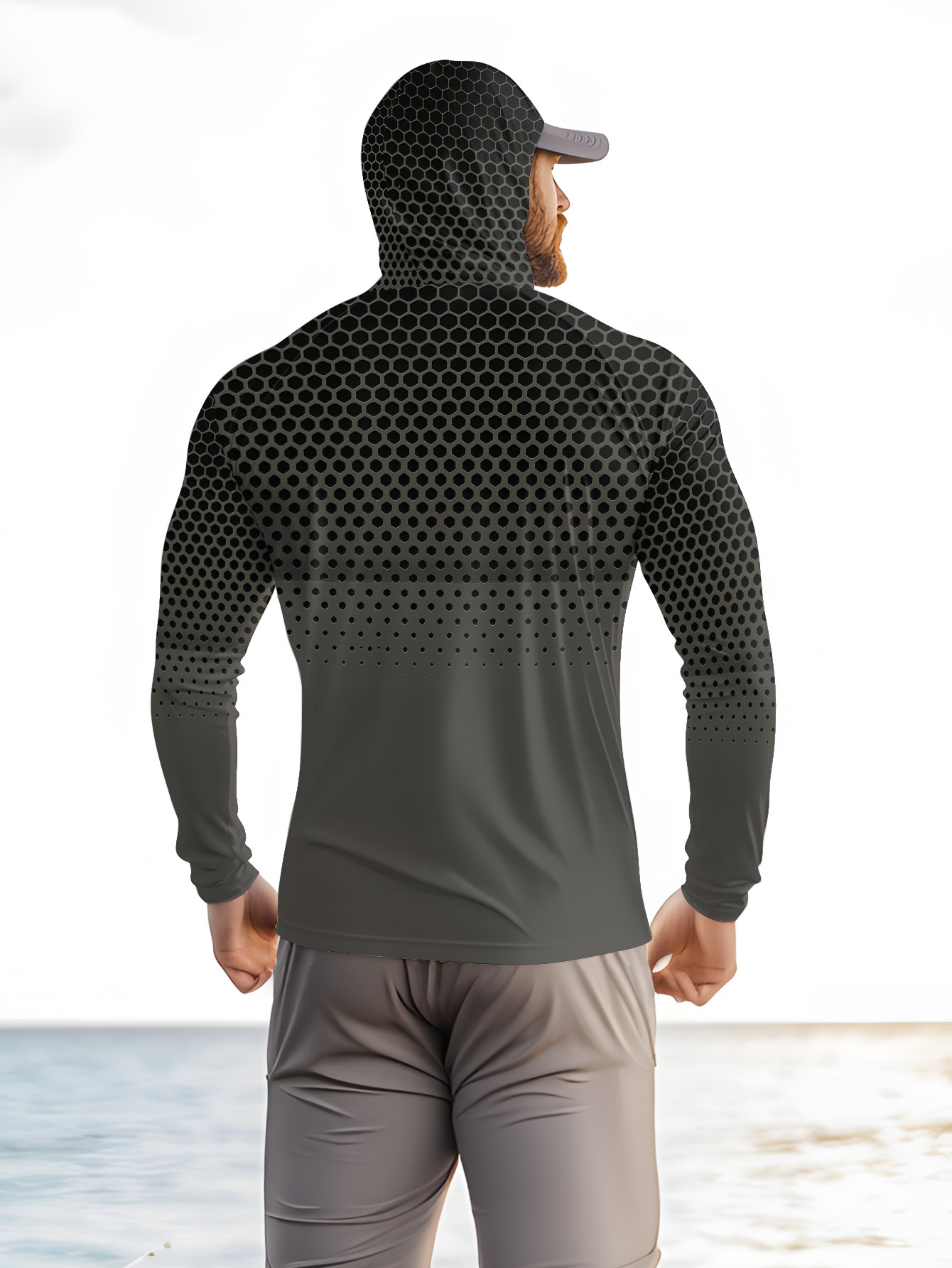 Men Summer UPF50+ Fishing Hood - Sports Mask Breathable review and price