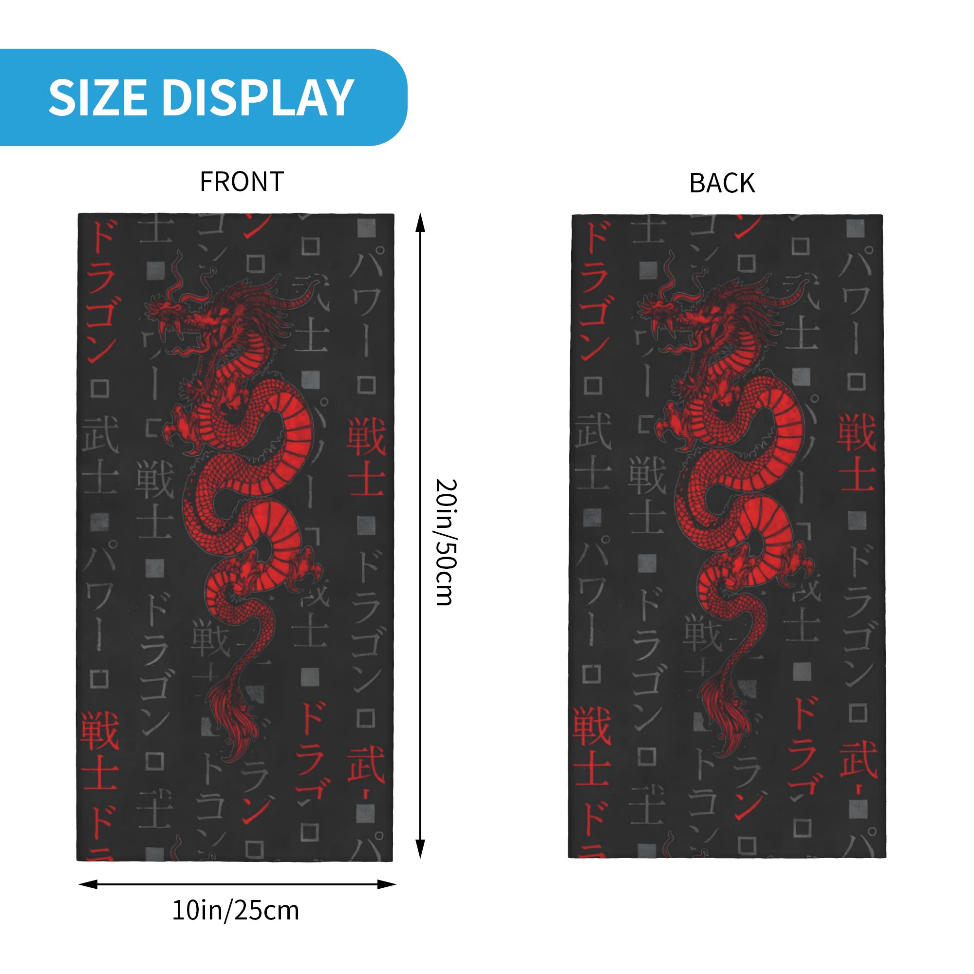 Red Dragon Animal Bandana Neck - Neck Gaiter Face Cover review and price