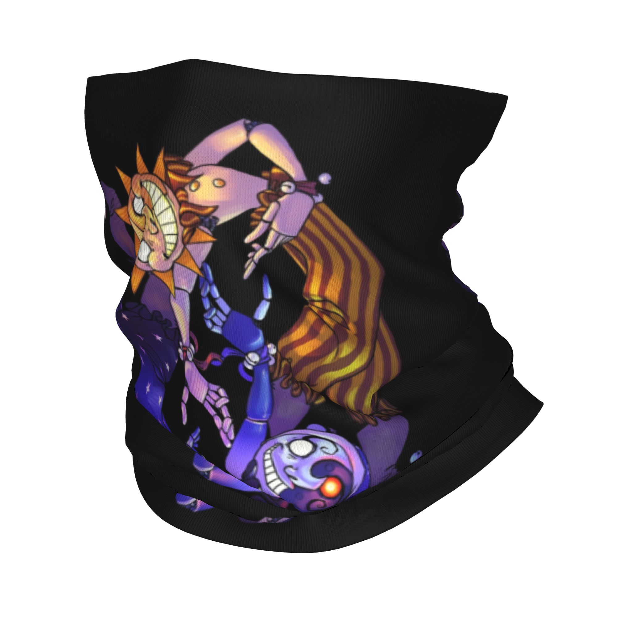 Sun And Moon FNAF Security Bre - Neck Gaiter Face Cover review and price